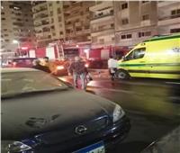 إخماد حريق بمحل أحذية في منطقة ميامي بالإسكندرية| صور
