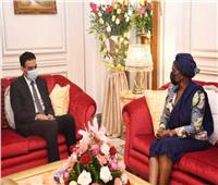 السفير المصري في مالابو يلتقي السيدة الأولى لجمهورية غينيا الاستوائية