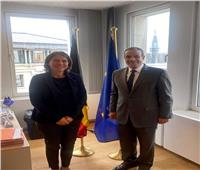 سفير مصر في بروكسل يلتقي بسكرتير عام وزارة الخارجية البلجيكية