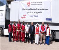 العربية للهلال الأحمر والصليب تقديم المساعدات للنازحين في الداخل السوري