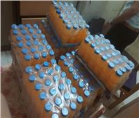 ضبط 480 علبة عصير مجهولة المصدر في حملة ببني سويف