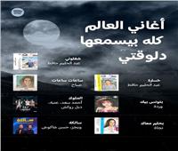 من كتالوج مزيكا وجاما ميوزيك الأغاني العربية الأكثر استماعا 