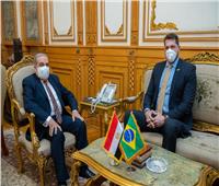 " وزير الدولة للإنتاج الحربى "  يبحث مع " وزير المنتجات الدفاعية البرازيلية"  تعزيز التعاون المشترك