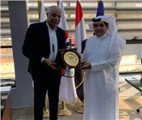 اتحاد الكرة يستقبل الأمين العام للاتحاد العربي