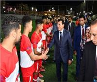 وزير الرياضة ومحافظ القاهرة يشهدان نهائى دورى مراكز الشباب