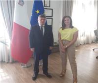 لقاء السفير المصري في مالطا مع وزيرة البيئة والطاقة 