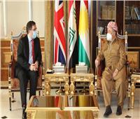 بارزاني للسفير البريطاني: الالتزام بالدستور ضمانة لحل الخلافات العراقية