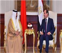 الرئيس  السيسى  يستقبل ملك البحرين  بشرم الشيخ