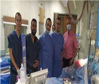 فريق طبى بمستشفيات جامعة أسيوط ينقذ حياة شاب من جلطة رئوية باستخدام قسطرة لشفط الجلطات