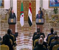 مصر والجزائر توقعان على 13 اتفاقية ومذكرة تفاهم وتعاون 