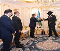 السفير المصري في جوبا يلتقي رئيس جمهورية جنوب السودان