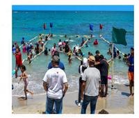 أفتتاح أول "شاطئ للمكفوفين" بالأسكندرية