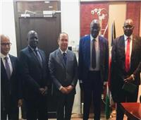 سفير مصر في جوبا يلتقي وزير التجارة والصناعة بجنوب السودان