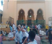 المئات يؤدون صلاة عيد الاضحي من مسجد سيدى أحمد الفولى بالمنيا