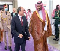 لقاء أخوي بين الرئيس المصري وولي عهد السعودية 