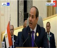 الرئيس السيسي: نجدد عزمنا على تطوير الشراكة بين الدول العربية والولايات المتحدة