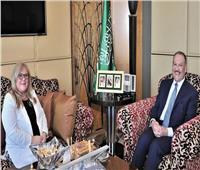 سفير السعودية لدى مصر يستقبل نظيرته السلوفينية