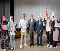 مجلس جامعة بني سويف يكرم الفائزين بتصفيات مبادرة شباب من أجل التنمية