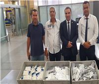 جمارك مطار برج العرب تضبط  تهريب كمية من الأدوية البشرية