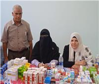 جامعة مدينة السادات تنظم قافلة طبية تخصصية بقرية "كفر مناوهلة " مركز الباجور