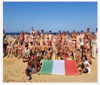  احتفال السياح الإيطاليين في فنادق مرسى علم بعيد منتصف أغسطس 