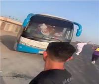 فيديوهات ترصد اعتداء جماهير الإسماعيلي على حافلة مشجعي الأهلي