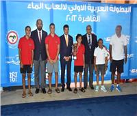 وزير الشباب والرياضة يشهد ختام منافسات البطولة العربية الأولي لألعاب الماء 