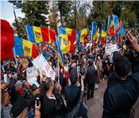 مظاهرة  لـ "أنصار المعارضة " في عاصمة مولدوفا