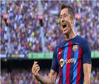 ليفاندوفسكي يسجل هدفه التاسع مع برشلونة في الليجا الإسباني | شاهد