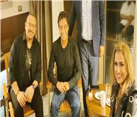 سيمون تنشر صورة لها مع حميد الشاعري وهشام عباس