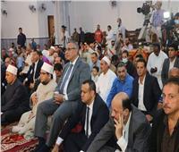 رئيس الوفد يشارك في افتتاح مسجد التوحيد بقرية ميت فارس 