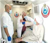تقديم الخدمات الطبية والعلاجية لـ 1774 حالة بقافلة قرية عرب السلطان حسن بالمنيا 