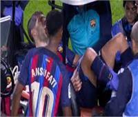 برشلونة يعلن يكشف تفاصيل إصابة روبرتو