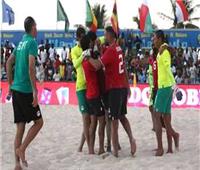 موتسيبي يحضر نهائي كأس الأمم الأفريقية للكرة الشاطئية بين مصر والسنغال