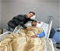 إمام عاشور يزور محمد عبد المنعم بعد خضوعه لعملية جراحية