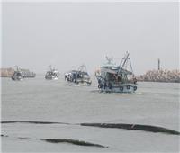 انطلاق رحلات الصيد بميناء الصيد البحري ببرج البرلس بعد تحسن الأحوال الجوية