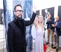 دبلوماسيون وفنانون في إفتتاح معرض الفنان أحمد بركات بإيطاليا