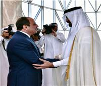 وصول الرئيس عبد الفتاح السيسي إلى مطار الدوحة لحضور حفل افتتاح كأس العالم 2022