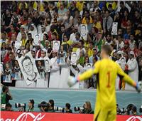 الجماهير ترفع صورة أوزيل خلال مباراة ألمانيا وإسبانيا| صور وفيديو