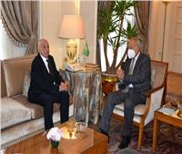  أبو الغيط يستقبل المستشار رئيس مجلس النواب الليبي