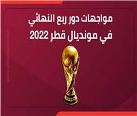 كأس العالم 2022.. جدول مواعيد مباريات ربع النهائي والقنوات الناقلة