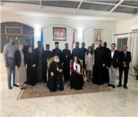 سفيرة مصر تشارك فى افتتاح كنيسة الروم الأرثوذكس في رواندا