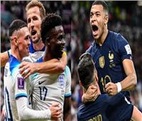 موعد مباراة فرنسا وإنجلترا في ربع نهائي كأس العالم 2022 والقنوات الناقلة