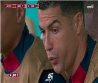 شاهد رد فعل كريستيانو رونالدو بعد هدف منتخب المغرب