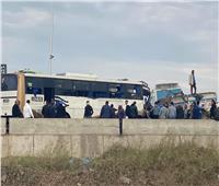 بينهم السائق ..إرتفاع عدد مصابين حادث أتوبيس جامعة حورس إلى 17 مصابا
