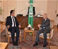 "أبو الغيط " يستقبل محمد المنفي رئيس المجلس الرئاسي الليبي