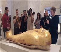 فريق «ديزني أون آيس» يزور المتحف القومي للحضارة المصرية.. صور