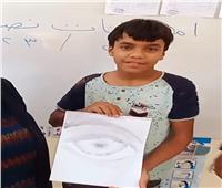  محافظة البحيرة تقدم الدعم والرعاية للطفل الرسام كريم والحاقه بالتعليم ورعاية موهبت