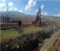 الجيش اللبناني يمنع جرافة إسرائيلية  من إختراق الخط الأزرق الحدودي