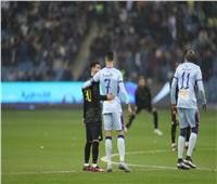 طرد خوان بيرنات لاعب باريس سان جيرمان في مباراة فريقه أمام النصر والهلال 